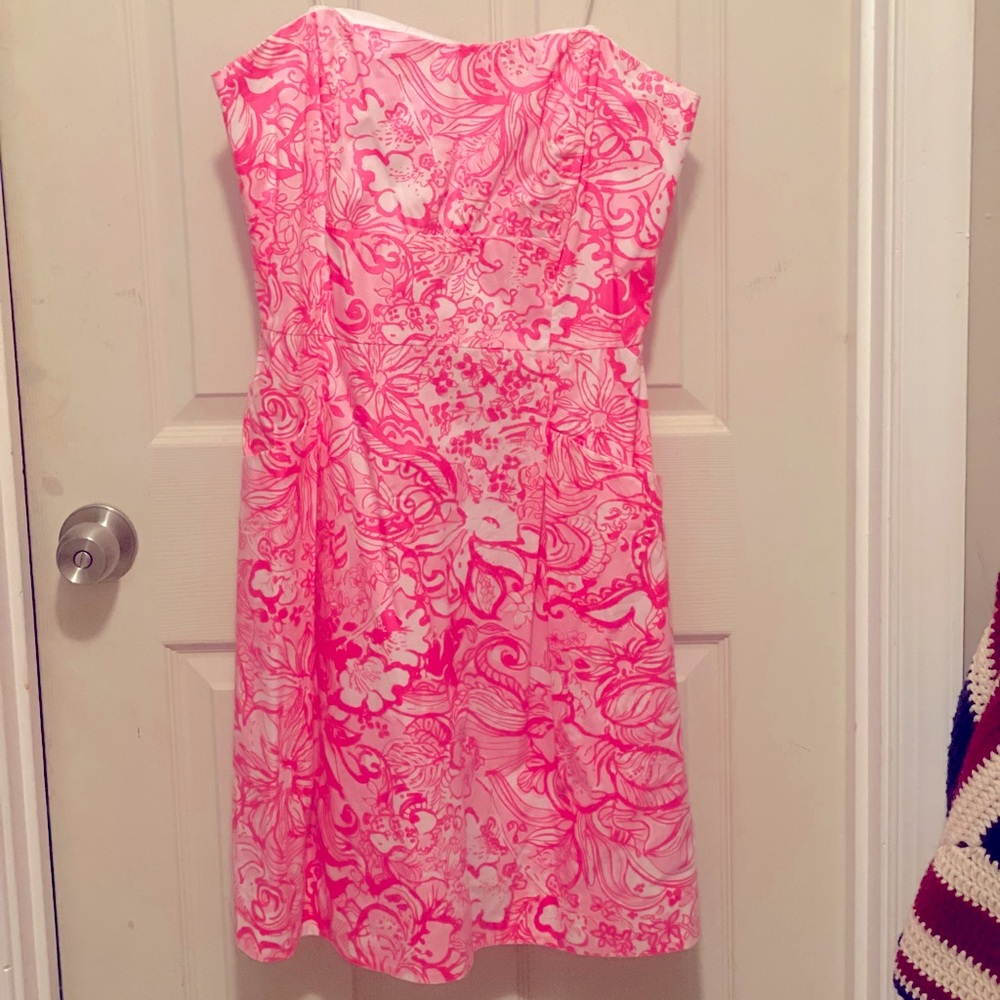 Lilly strapless dress NWT